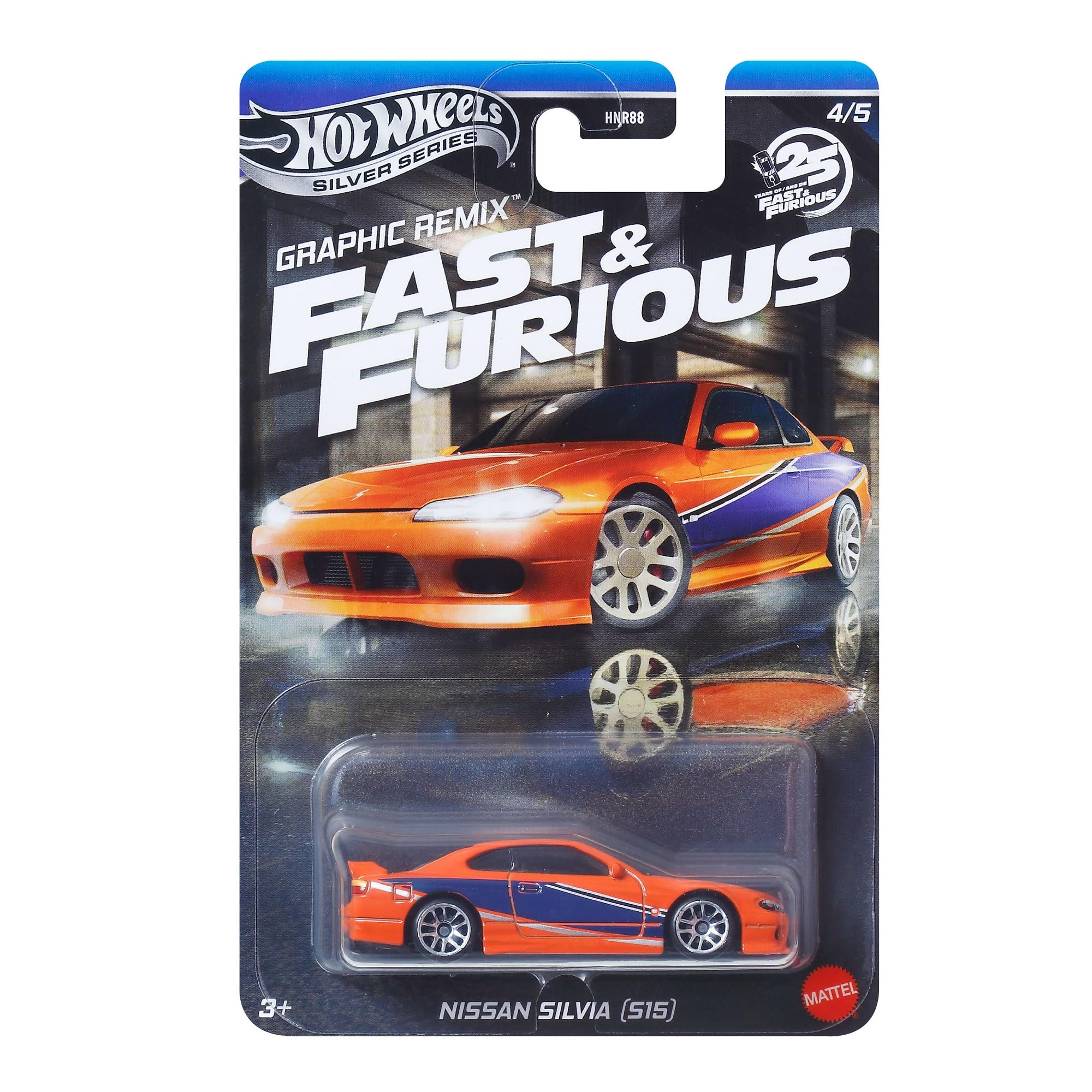 Hot Wheels Fast and Furious Graphic Remix Auto Nissan Silvia S15-1